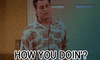 Joey Tribbiani Flirting GIF