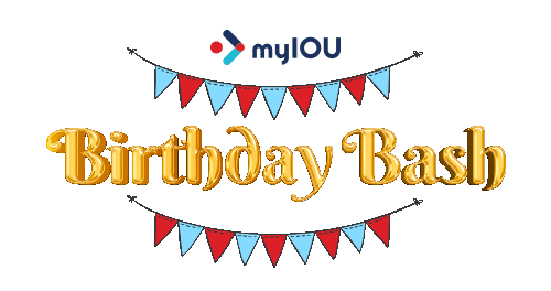 Happy Party Sticker by myIOU