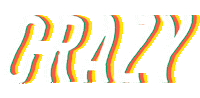 Backtocool-Crazy Sticker by STUFFACTORYMX
