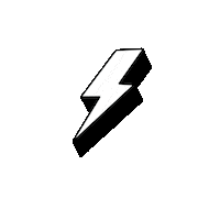 Lightning Bolt Wow Sticker by Wavestorm