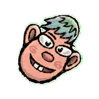 Face Smile Sticker by dnldzee