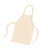 naturesupplyco nature cooking kitchen apron Sticker