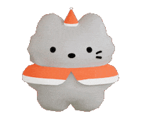 Cat Santa Sticker