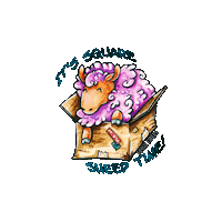 Sheep Wool Sticker by FossilFibers