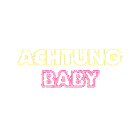 Achtung Baby Sphere Sticker by U2