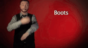 sign language boots GIF by Sign with Robert