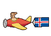Flag Iceland Sticker by Abstract HotDogs