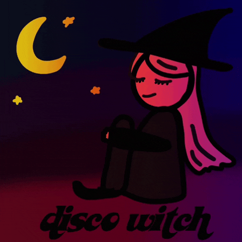 Rainbow Witch GIF