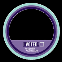 women4change women election i voted indiana GIF