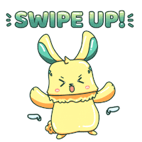 Happy Swipe Sticker by Milikumi
