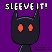 Glow Black Cat GIF by VeeFriends