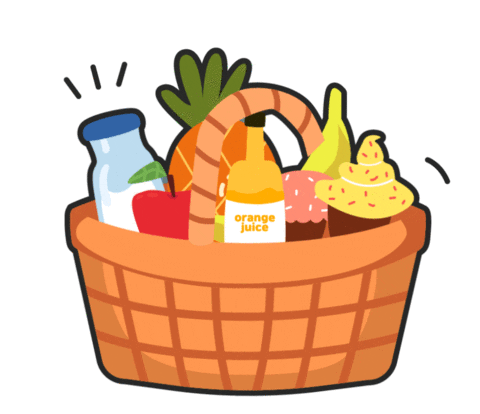 lottehimart giphyupload trip camping picnic Sticker