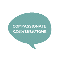 Conversation Compassion Sticker by On Canada Project