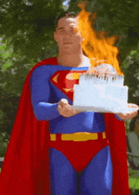 Happy Birthday Superman GIF