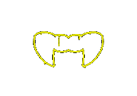 Vampire Fangs Sticker by ghettogolf