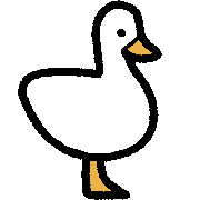 Bird Duck Sticker