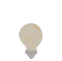 AudriArtistri light bulb audriartistri Sticker