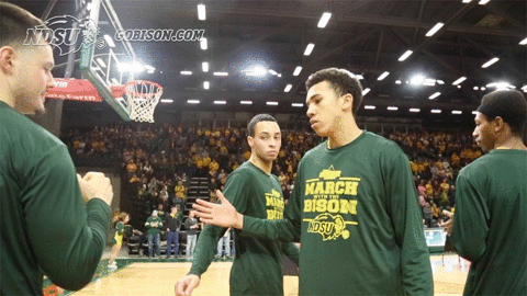 north dakota state basketball GIF by NDSU Athletics
