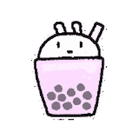 Cafe Bubble Sticker
