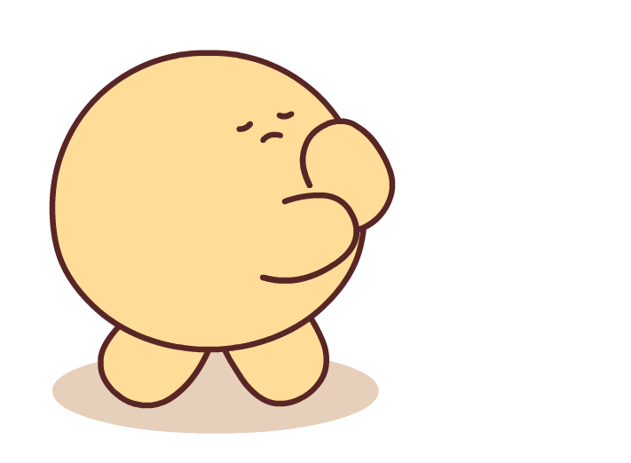 acommz giphyupload thinking 고민 고민중 Sticker