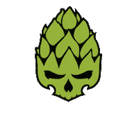 Texo beer skull cerveja lupulo Sticker