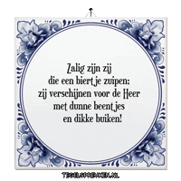 Humor Bier Sticker by Tegelspreuken.nl