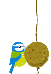 Bird Feeder Sticker by BirdLife Oesterreich