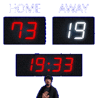 19 Away Sticker