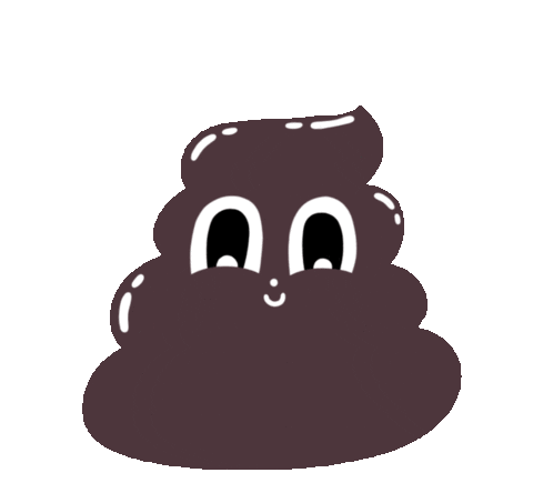 poop flies Sticker by matmakesstuff