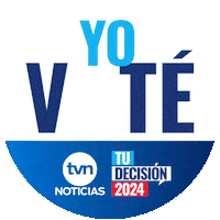Elecciones Yo Vote Sticker by Televisora Nacional S.A.
