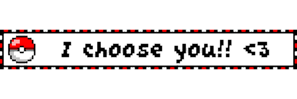 I Choose You Pixel Sticker