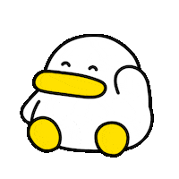 420gram00 hello hi character duck Sticker
