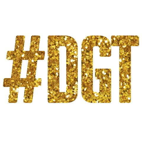 Glitter Gold Sticker by Dominicana's Got Talent