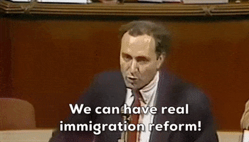 Chuck Schumer Immigration Reform GIF by GIPHY News