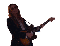 linnkochemmery indie rock music guitar player blow my mind Sticker