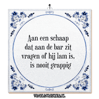 Bar Humor Sticker by Tegelspreuken.nl