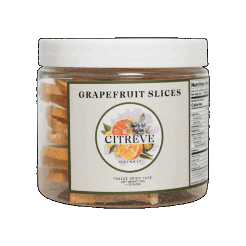 citreve giphygifmaker freezedried citreve citrevegrapefruitslices Sticker