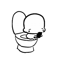 Poop Toilet Sticker