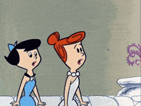 Scared Vintage GIF