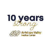 Landmark 10Years Sticker by Antelope Valley Medical Center