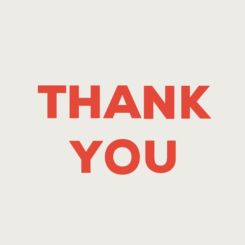 PureRedCo giphyupload animation typography thankyou GIF