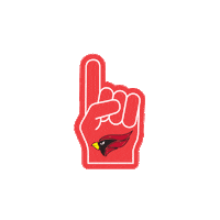 Cardinal Football Go Cards Sticker by North Central College