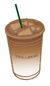 Coffee Drink Sticker by TOUS les JOURS Indonesia