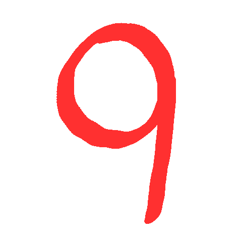 Number Sticker by RainToMe