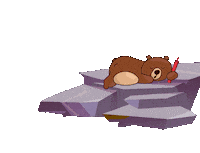 Green Bar Sleeping Sticker by BigBrains