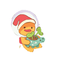 wizardwithin cat christmas kawaii space Sticker