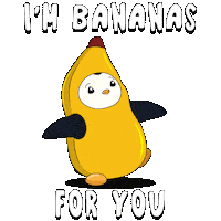 I Love You Penguin Sticker by Pudgy Penguins