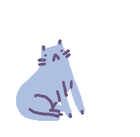 Cat What Sticker by Sara Maese