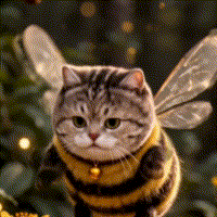 OrbitPaws cat meme hello hi GIF