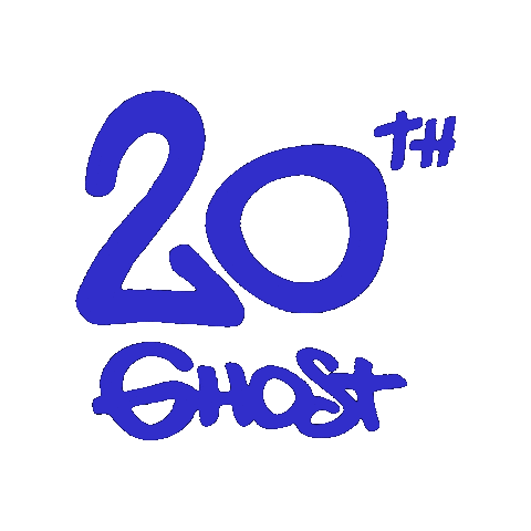 gervasoni ghost party gervasoni gervasoni1882 ghost 20th birthday Sticker